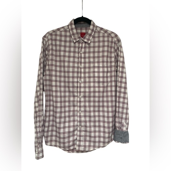 Red Brand Checkered Casual Shirt GUC M - Picture 1 of 8